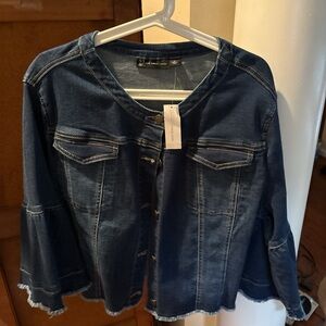 New York & Company Blue Jean Jacket
